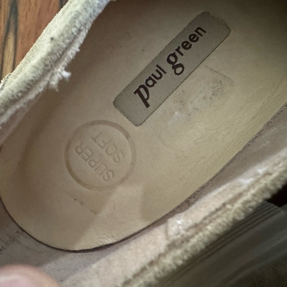 Paul Green Chunky Loafer Stone leather size 3.5 / 6 - Picture 12 of 16